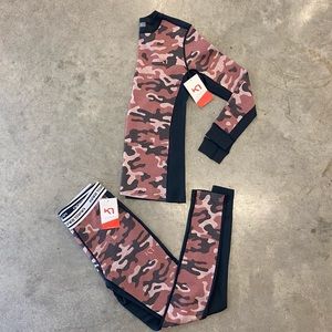 Pink Navy Camo Baselayer by Kari Traa 🧘🏻‍♀️🎿❄️